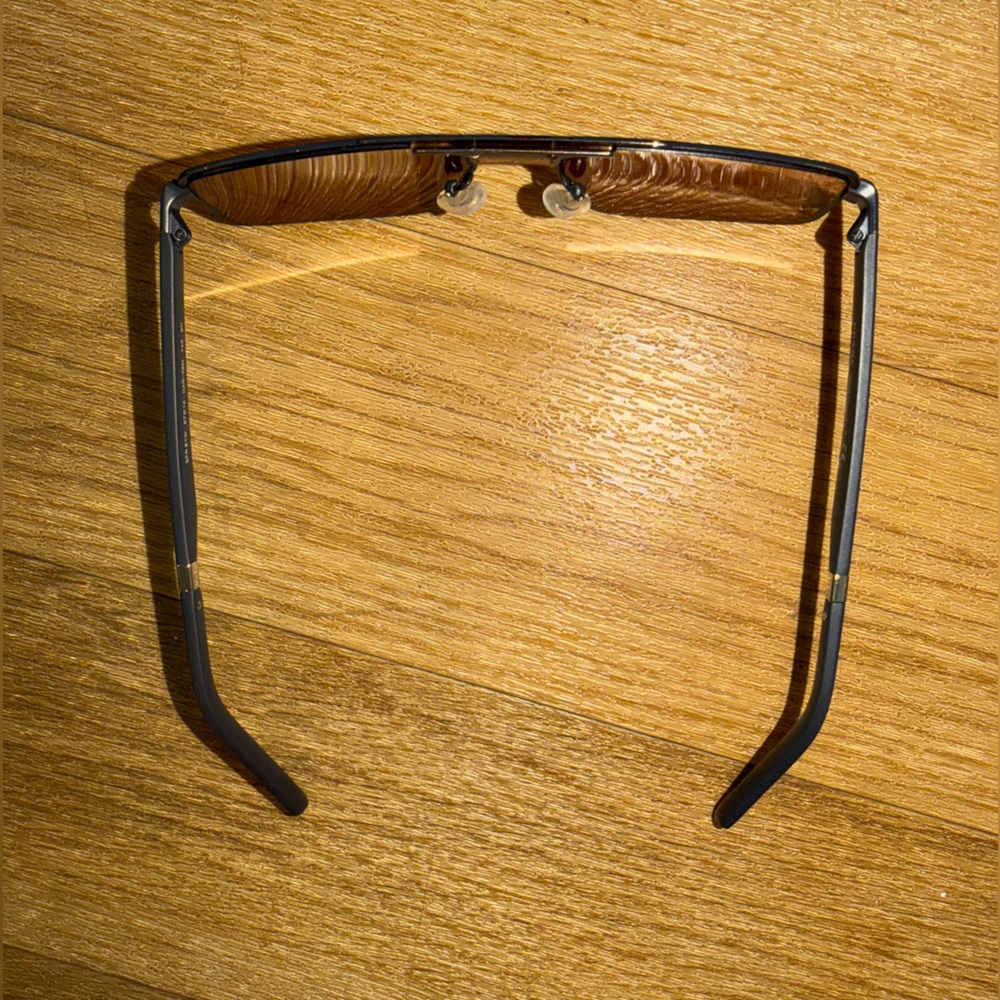 Prada Sunglasses Men’s Matte Black Frame/Brown Lenses PR 61WS - Picture 7 of 9